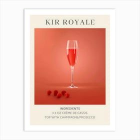 Kir Royale Art Print