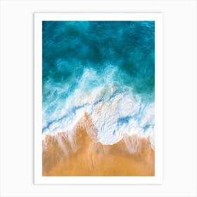 Aerial View Of A Beach 98 Art Print