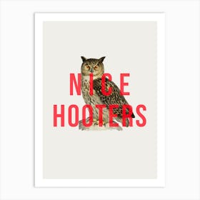 Nice Hooters Art Print