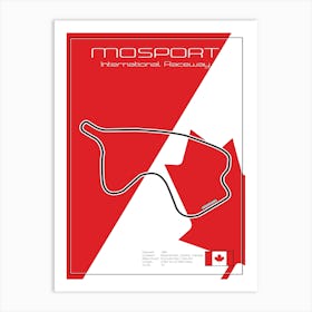 Mosport Racetrack Art Print