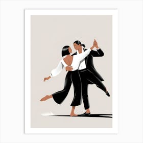 Tango Dancers 4 Art Print