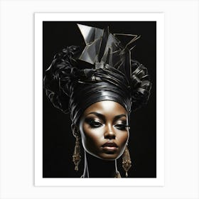 African Beauty Art Print