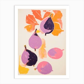 Bright Figs. Acrylic Painting Kitchen Art Print