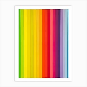 Rainbow Background Art Print