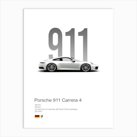 911 Carrera Porsche Art Print