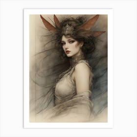 Gypsy Woman Art Print