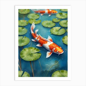 Koi Pond 2 Art Print