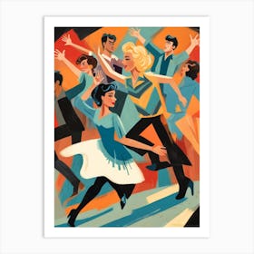 Night At The Disco Art Print