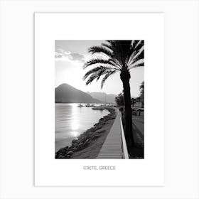 Poster Of Fethiye, Turkey, Photography In Black And White 3 Art Print
