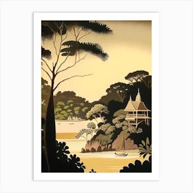 Koh Lanta Thailand Rousseau Inspired Tropical Destination Art Print