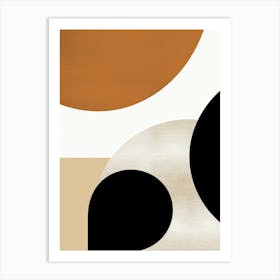 Mid Century Modulations; Geometric Harmony Art Print