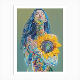 Sunflower'' 1 Art Print