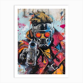 Guardians Of The Galaxy Star Lord Art Print