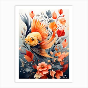 Betta Fish Art Print