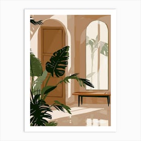 Room With Plants 1 Art Print