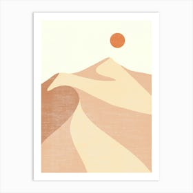 Sand Dunes 1 Art Print