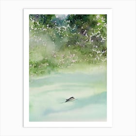 Stingray Storybook Watercolour Art Print