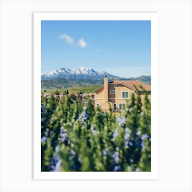 View Of The Mountains Art Print