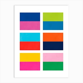 Modern and conceptual geometric 10 Art Print