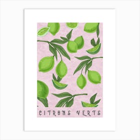 Limes kitchen print Art Print
