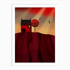 The Red House Art Print