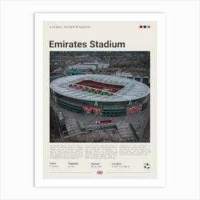 Arsenal Emirates Stadium Art Print