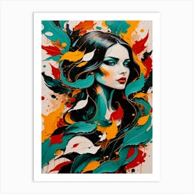 Abstract Painting - Leave Her Wild Art Print