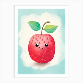 Friendly Kids Raspberry 1 Art Print