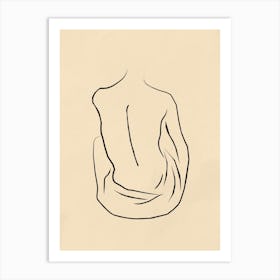 Back Of A Woman Art Print