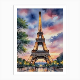 Eiffel Tower France 1 Art Print