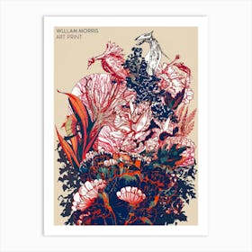 William Morris - flower art Art Print