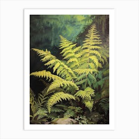 Sword Fern Painting 2 Art Print