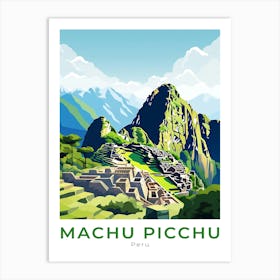 Peru Machu Picchu Travel Art Print