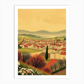 Czech Village Art Print