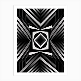 Optical Illusion Abstract Geometric 3 Art Print