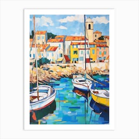 Saint Tropez France 4 Fauvist Painting Art Print