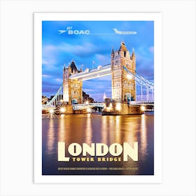 London Tower Bridge Art Print