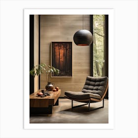 Modern Living Room Art Print