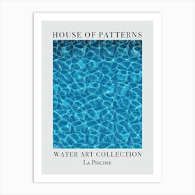 House Of Patterns La Piscine Water 17 Art Print