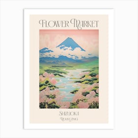 Flower Market Mount Amagi In Shizuoka Japanese Landscape 4 Poster Art Print