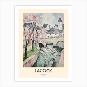 Lacock (Wiltshire) Painting 4 Travel Poster Art Print