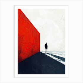 Red Wall Art Print