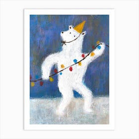 Party animal- Bear Art Print