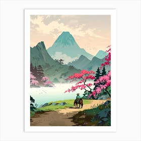 Asian Landscape 2 Art Print