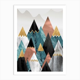 Mountains In The Sky 1 Art Print