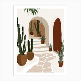 Cactus Garden 15 Art Print