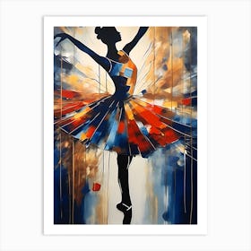 Explosive Ballerina Art Print