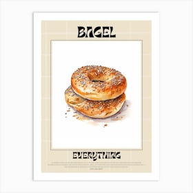 Everything Bagel 4 Art Print
