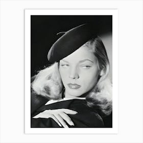 Baby Face Bacall Art Print