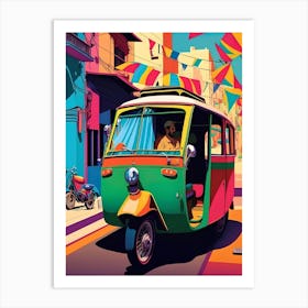 Tuk Tuk Art Print